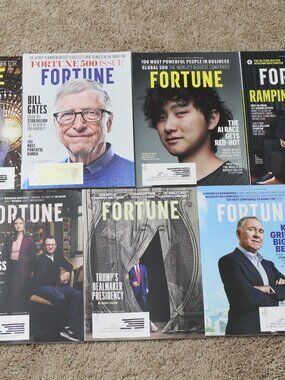FORTUNE MAGAZINE Lot Of 7 April 25 to Feb 2026 Issues For magazine Collectors